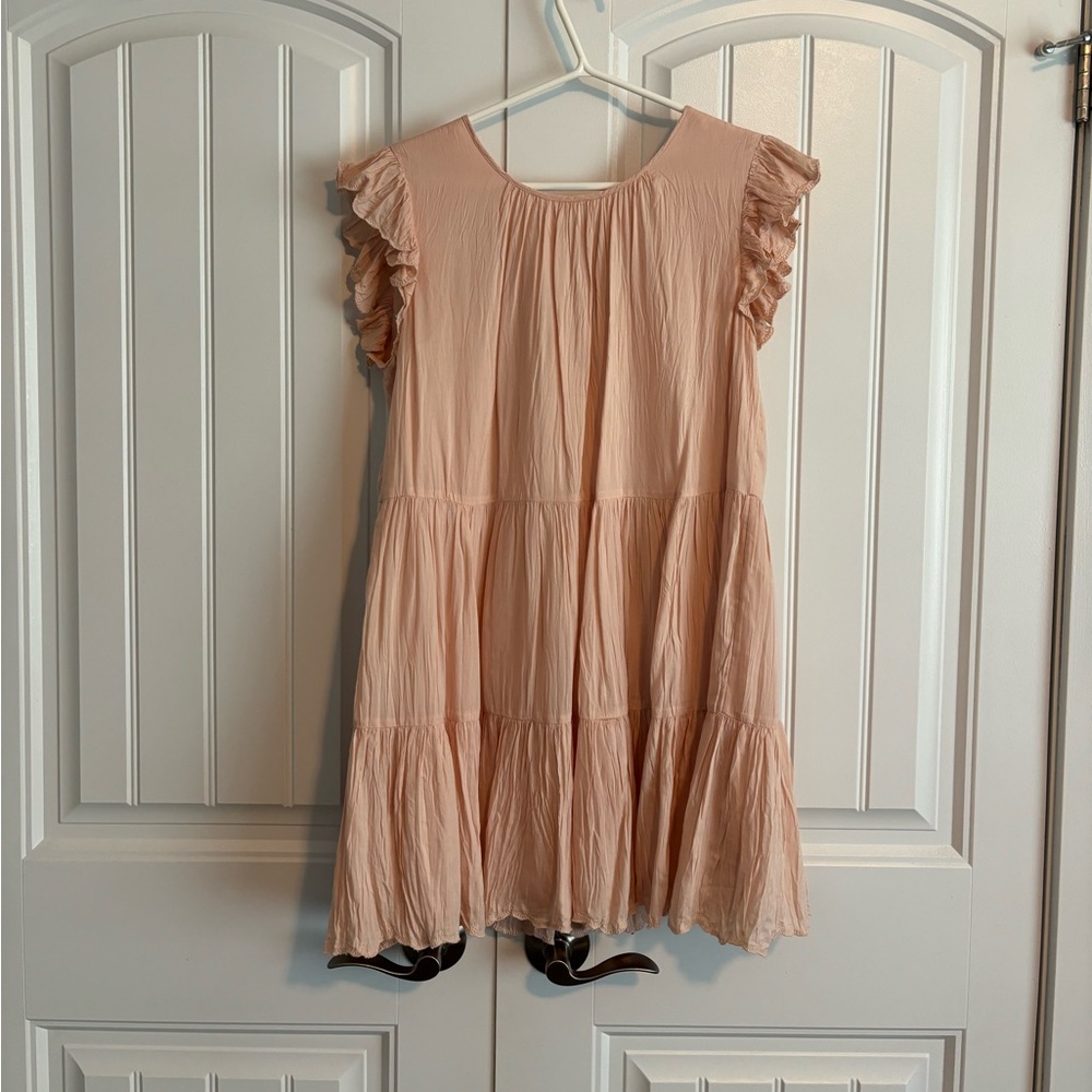 Pink Wilfred Babydoll mini dress